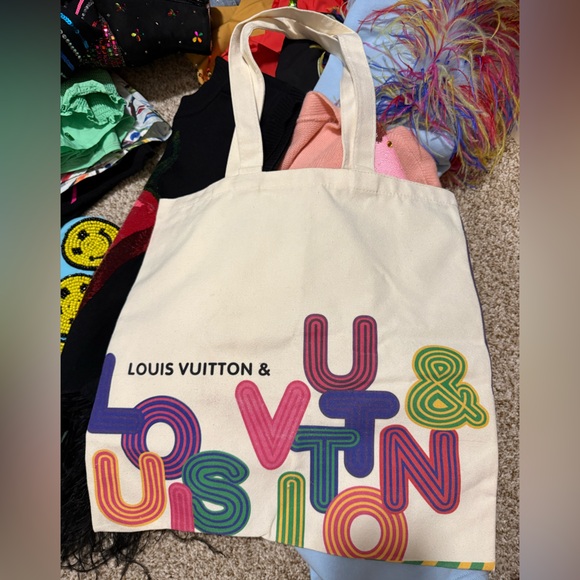 Louis Vuitton Shenzhen 2021 Eco Canvas Tote Bag Exhibition Limited Edition - Picture 4 of 4